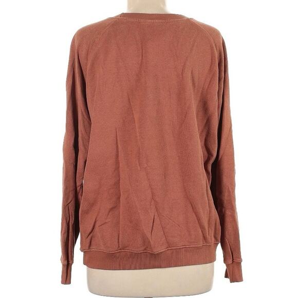 Jungmaven Hemp Cotton Sweatshirt Bonfire Raglan Rooibos Tea Crewneck Unisex - Picture 2 of 4